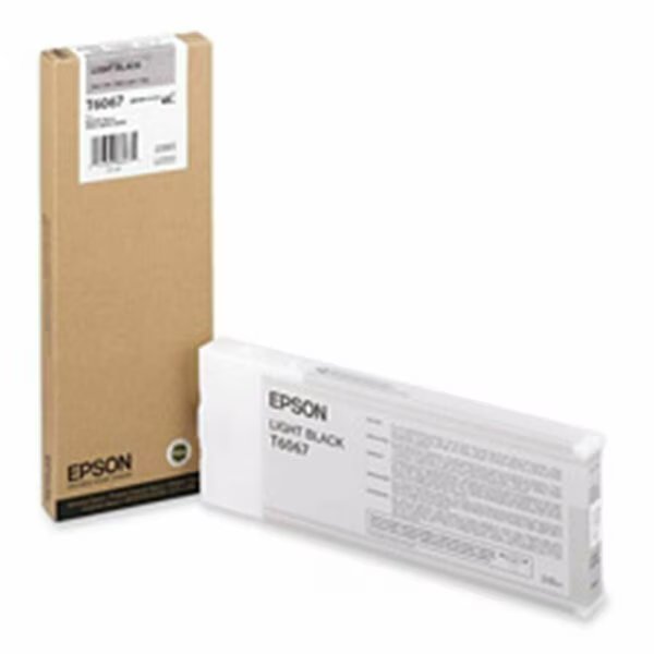 Ink Cartridge- for Stylus Pro 4880- 220ml- Light Cyan, Epson, Mfr#: EPST606500